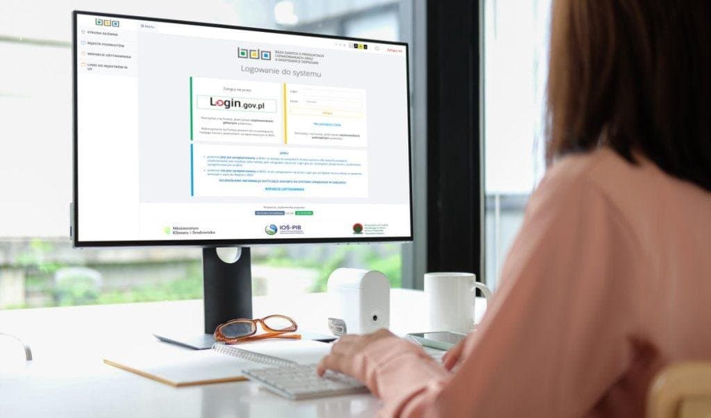 System BDO - logowanie do sprawozdania rocznego przez Login.gov.pl